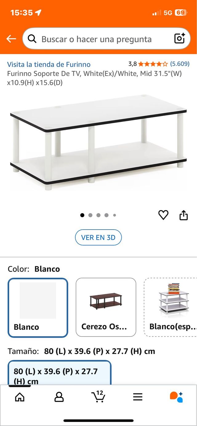 Mesa Centro Branca Ref. 47
