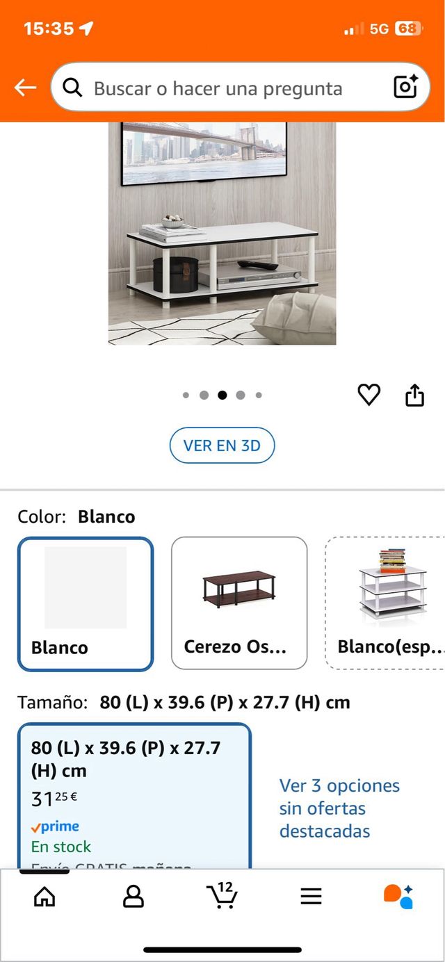 Mesa Centro Branca Ref. 47