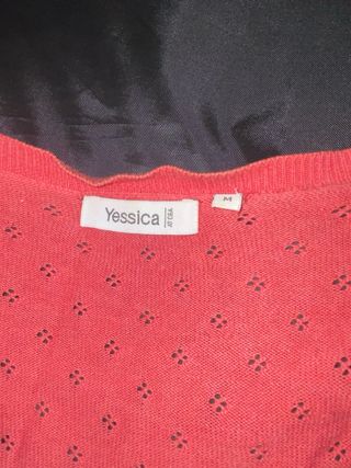 Chaquetas mujer gris y coral