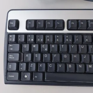 Teclado de ordenador HP PS/2 Negro/Plateado