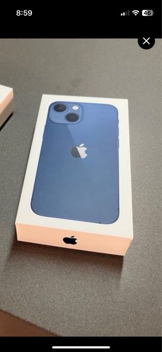 Scatola iPhone 13 Mini Blu