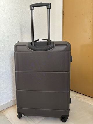 Maleta grande Paco Martínez gris semirrígida