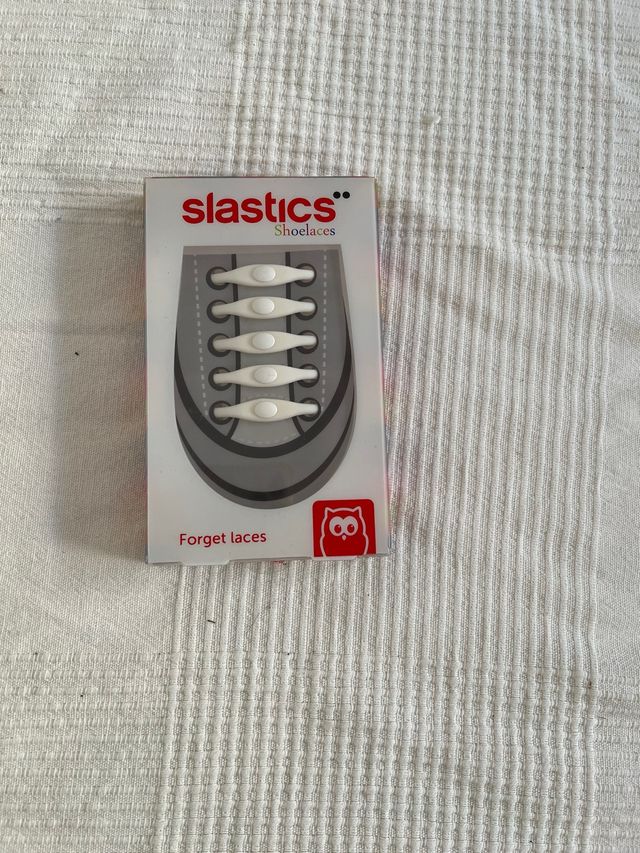 Slásticos Cordones Elásticos de Silicona Blanco