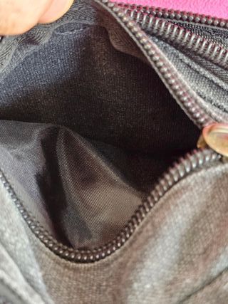 Bolso de lona Mediano con 7 bolsillo 25x19x11