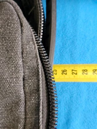 Bolso de lona Mediano con 7 bolsillo 25x19x11