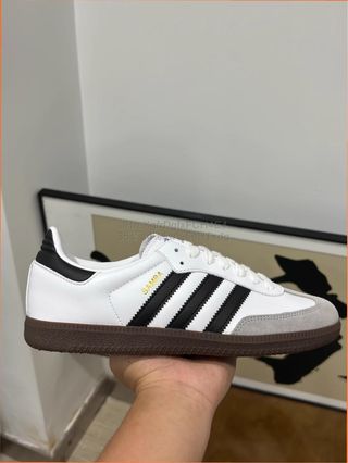 Adidas Samba Mujer Blancas/Gris Nuevas