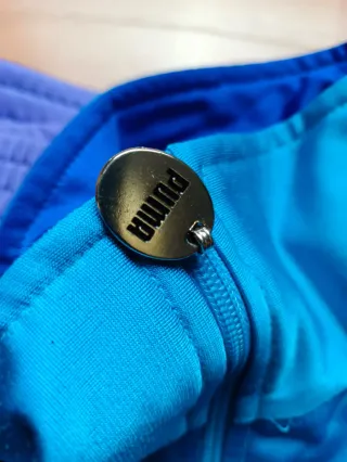 Giacca Sportiva Vintage Puma Blu/Teal