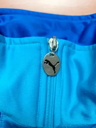 Giacca Sportiva Vintage Puma Blu/Teal