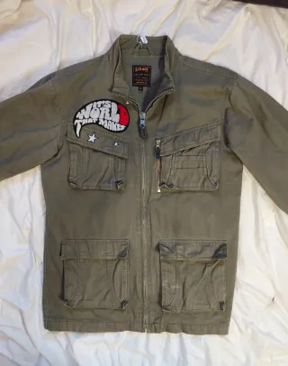 Chaqueta Schott Militar 3/4 Talla M