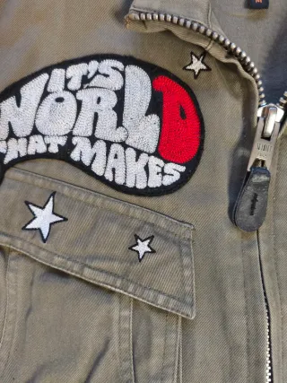 Chaqueta Schott Militar 3/4 Talla M