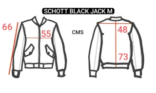 Chaqueta Schott Militar 3/4 Talla M