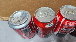 Lattine Coca Cola - Set 5 pezzi