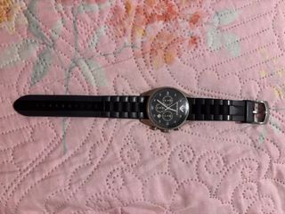 Reloj Emporio Armani Negro y Plateado