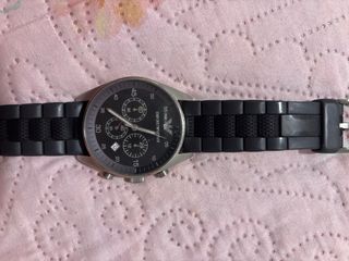 Reloj Emporio Armani Negro y Plateado