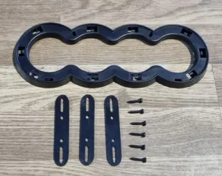 Porta emblema para logo audi universal