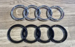 Porta emblema para logo audi universal