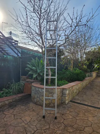 Escalera Aluminio Tubo 1x10 Peldaños