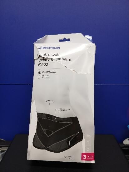 Cinturón sujeción lumbar con correas ajustables nivel 4