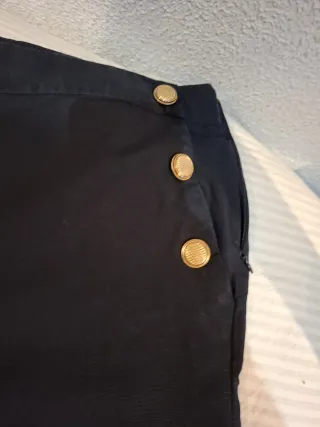 Pantalón culotte Zara botones dorados Talla XL