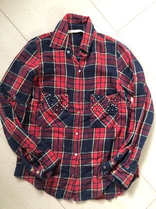 Camisa cuadros juvenil