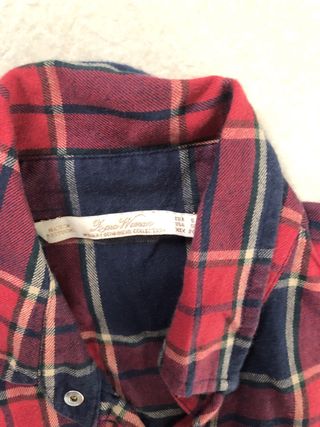 Camisa cuadros juvenil