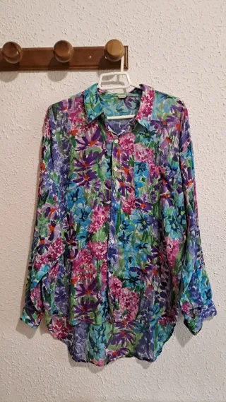 Camisa floral mujer multicolor
