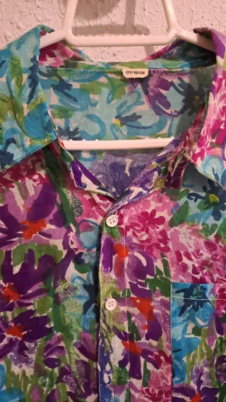 Camisa floral mujer multicolor
