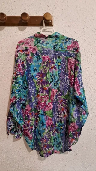 Camisa floral mujer multicolor