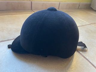 Casco de equitación negro