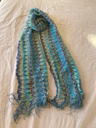 Fular Missoni Azul y Amarillo