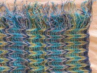 Fular Missoni Azul y Amarillo