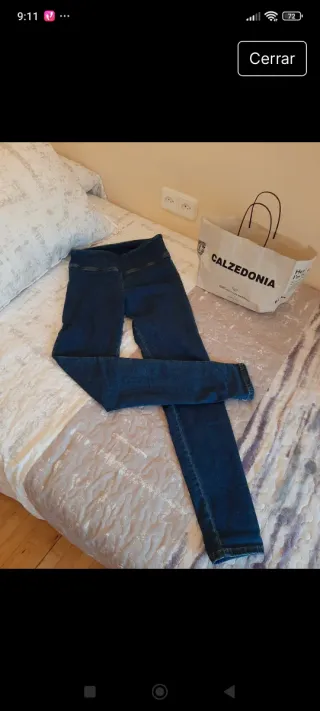 Pantalones vaqueros azules