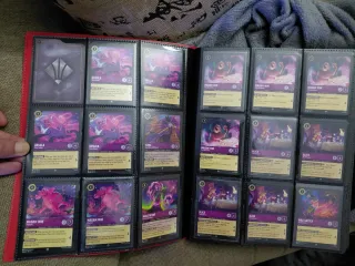 Lorcana tcg Lote Raras, Súper raras y Legendarias