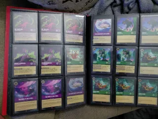 Lorcana tcg Lote Raras, Súper raras y Legendarias