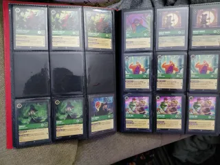 Lorcana tcg Lote Raras, Súper raras y Legendarias