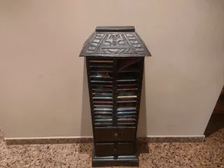 Mueble Mexicano Madera y Cristal