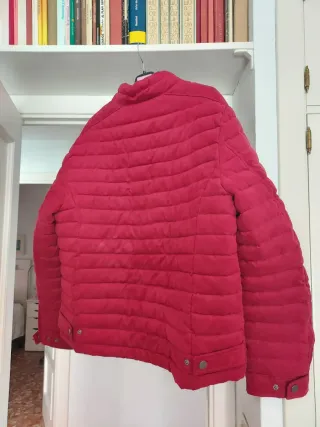 Chaqueta acolchada roja para hombre