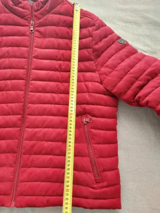 Chaqueta acolchada roja para hombre