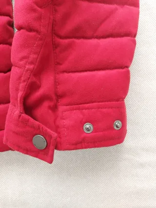 Chaqueta acolchada roja para hombre