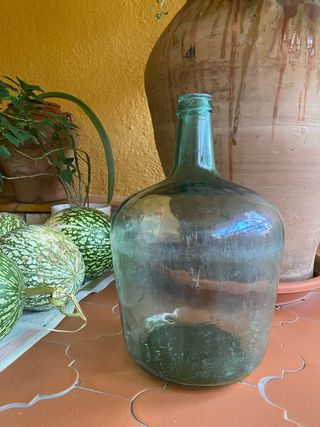 Ampolla de vidrio vintage 8L