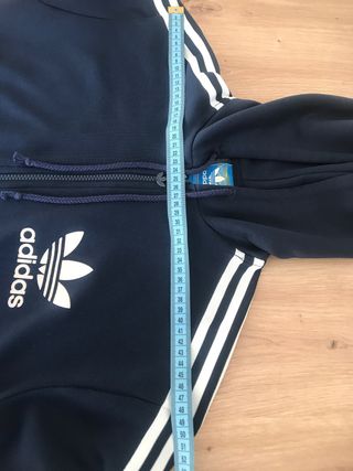 Sudadera Adidas Talla S Azul Marino Retro