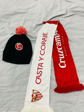 Gorro y bufanda Sevilla FC