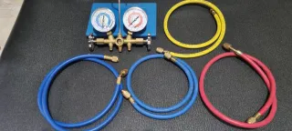 Kit Herramientas Refrigeración Manómetros