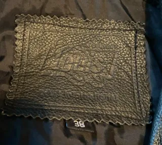 Cazadora de piel moto