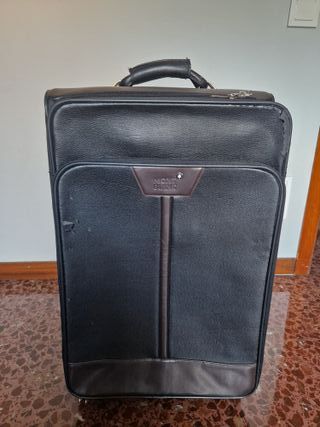 Maleta Montblanc Grande Negra y Marrón