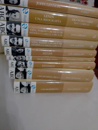 Colección de 11 libros biográficos ABC