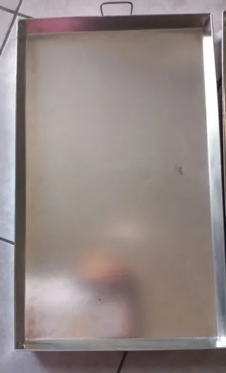 2 Teglie per pizza in alluminio