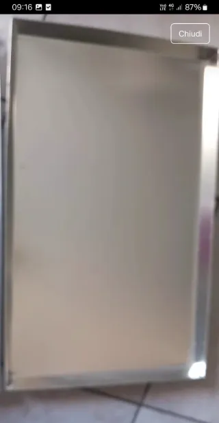 2 Teglie per pizza in alluminio