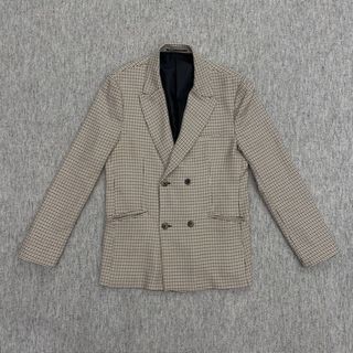 Blazer Bershka pied de poule beige Taglia M