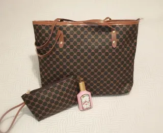 Bolso Tote y Neceser a Juego